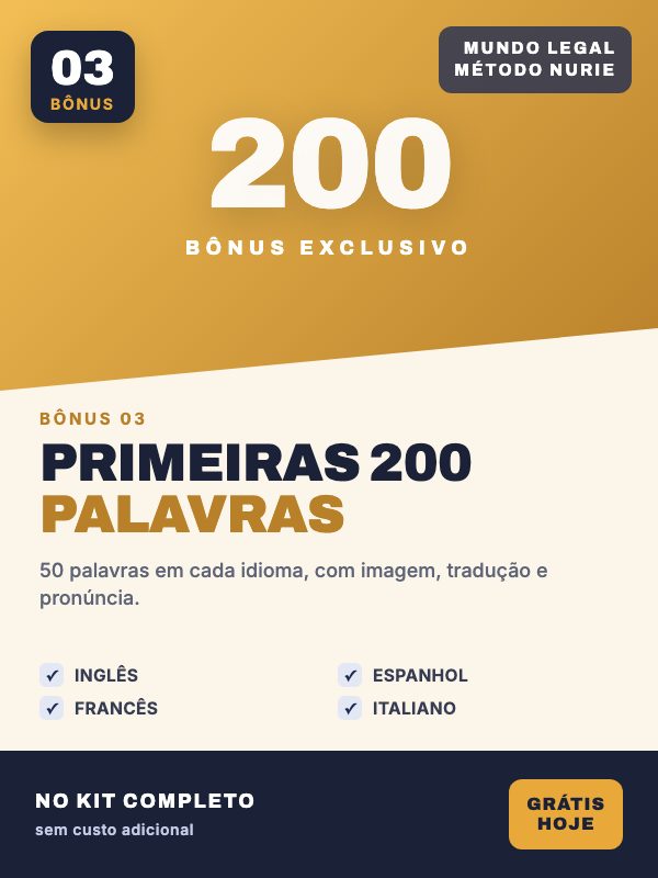 Capa do bônus Minhas Primeiras 200 Palavras pelo Mundo