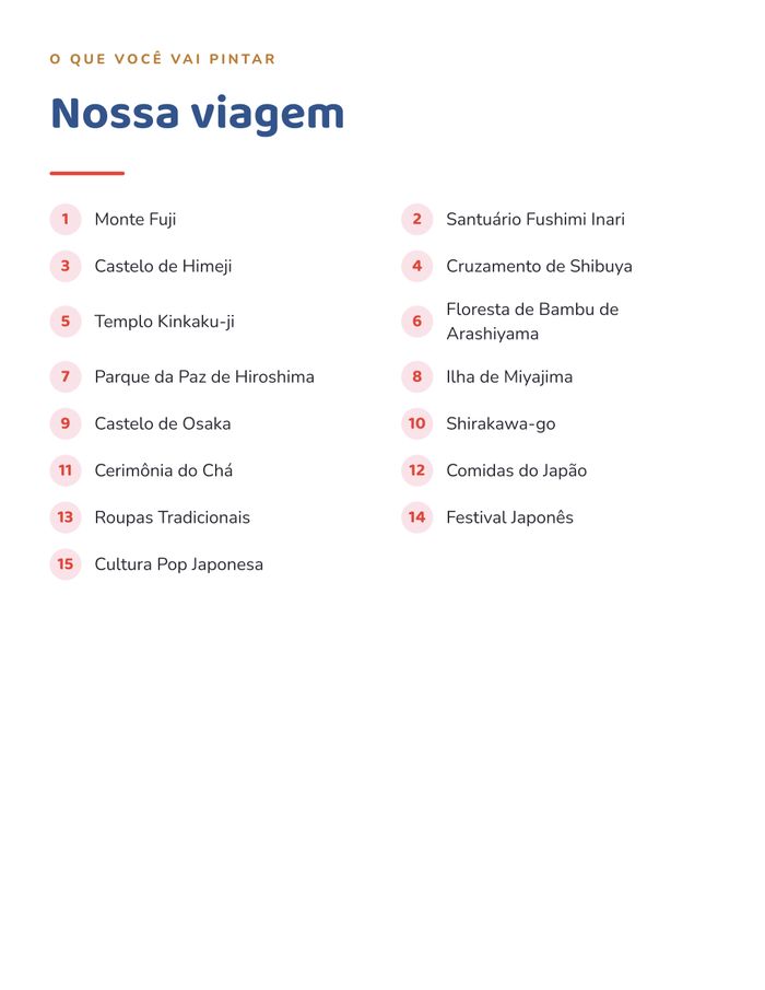 Livro do Japão, página 03: Nossa viagem